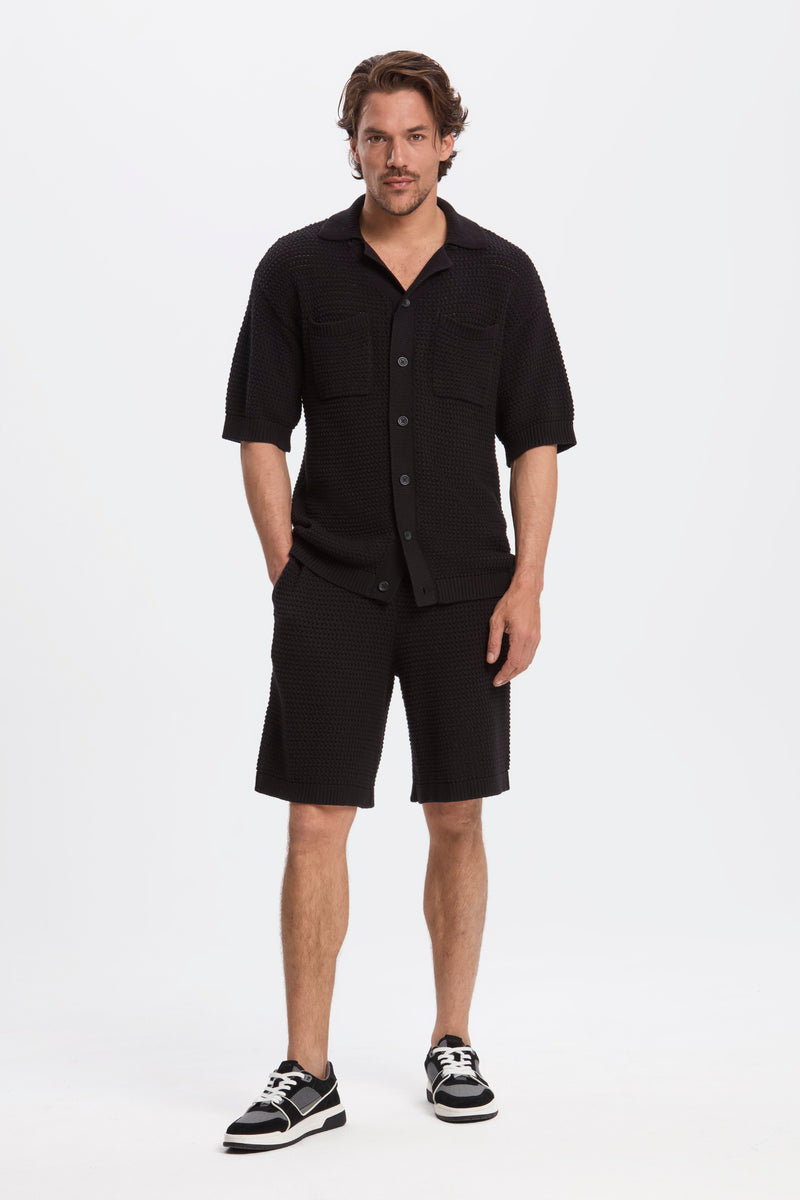 Shorts crochê
