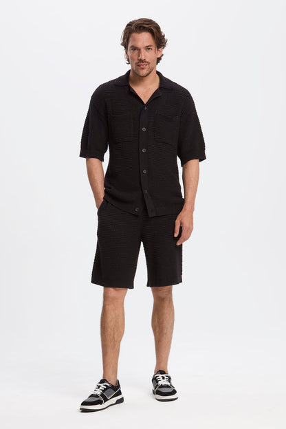 Shorts crochê