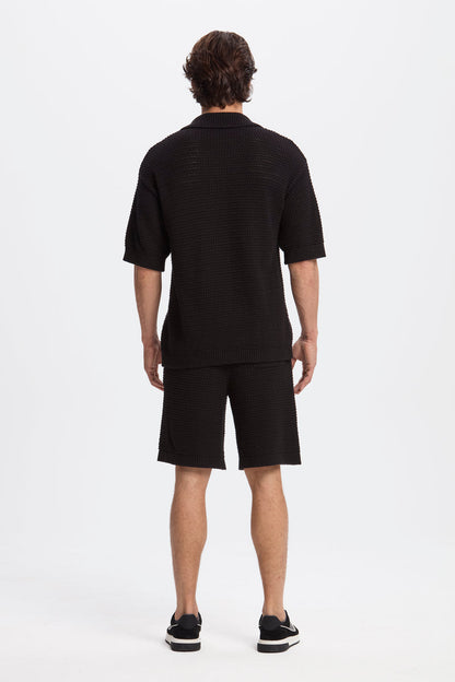 Shorts crochê